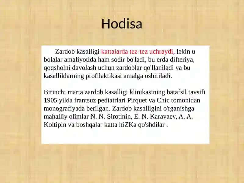 Zardob   kasalligi 3