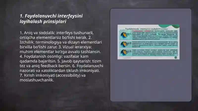 Foydalanuvchi interfeysini loyihalash 3