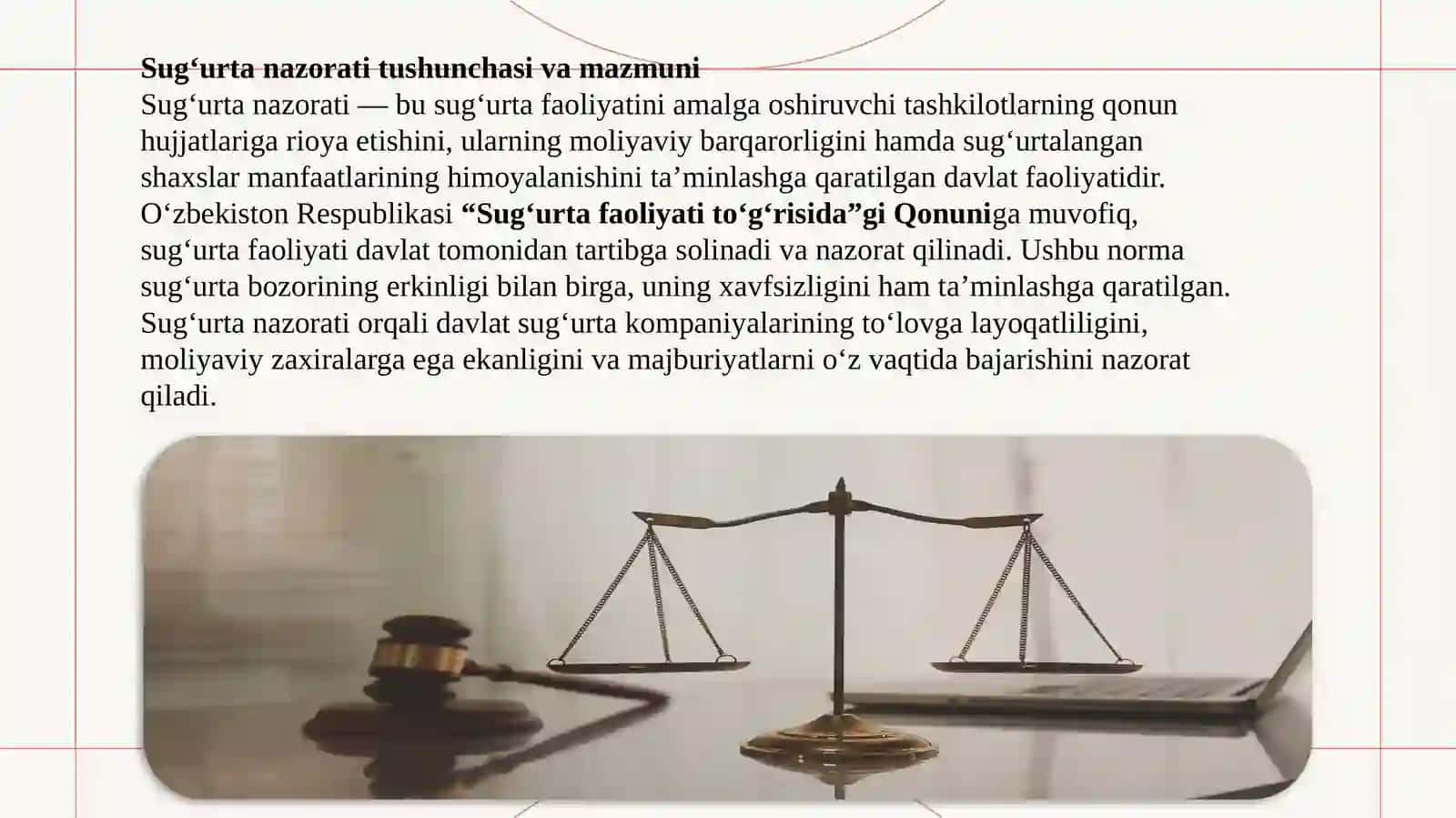 Sug’urta Nazorati 3