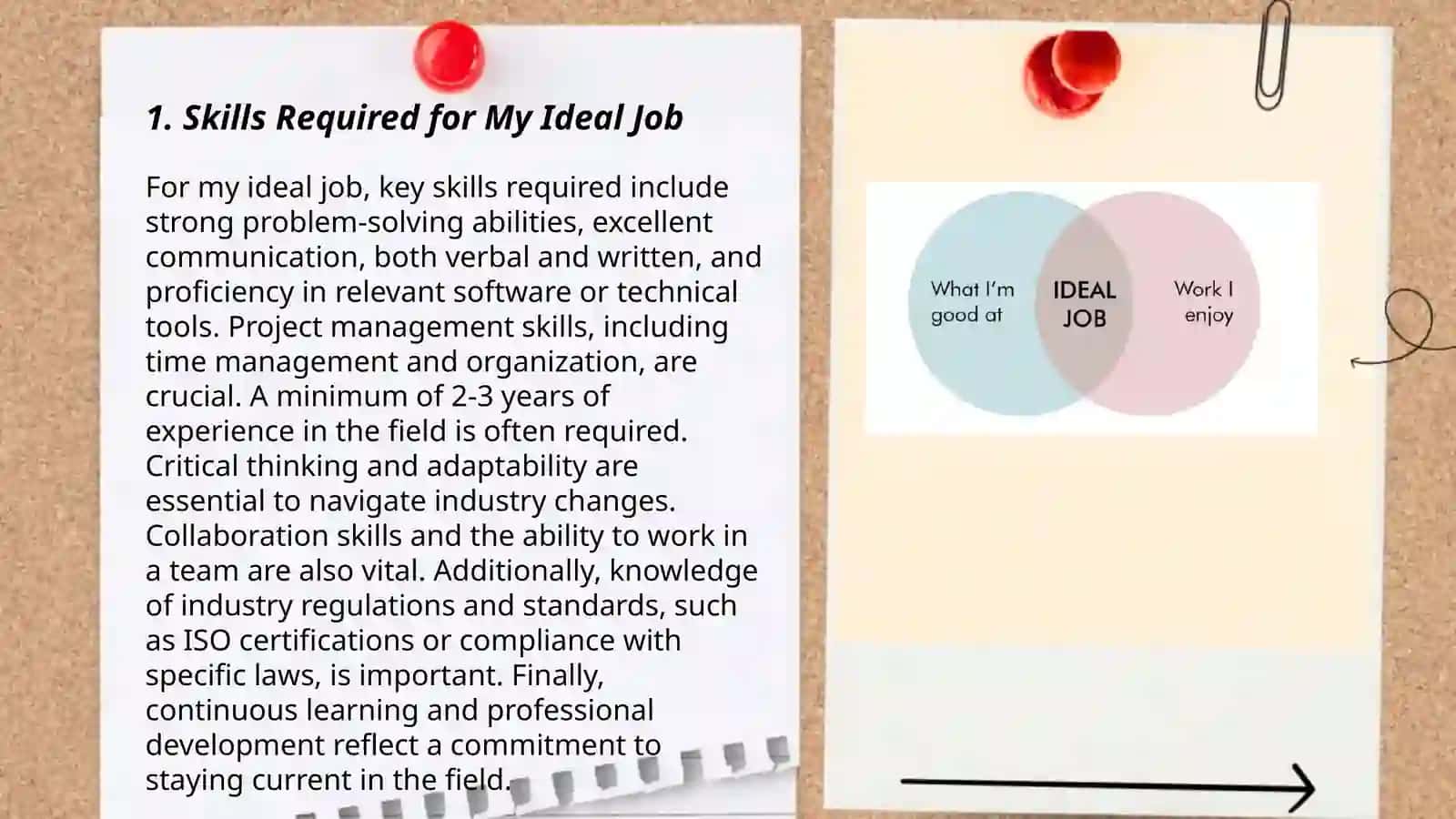 My ideal job 3