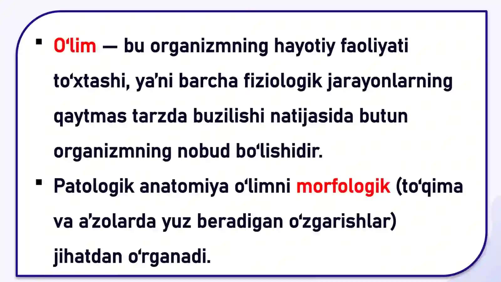 o'lim haqida tushunchalar 3