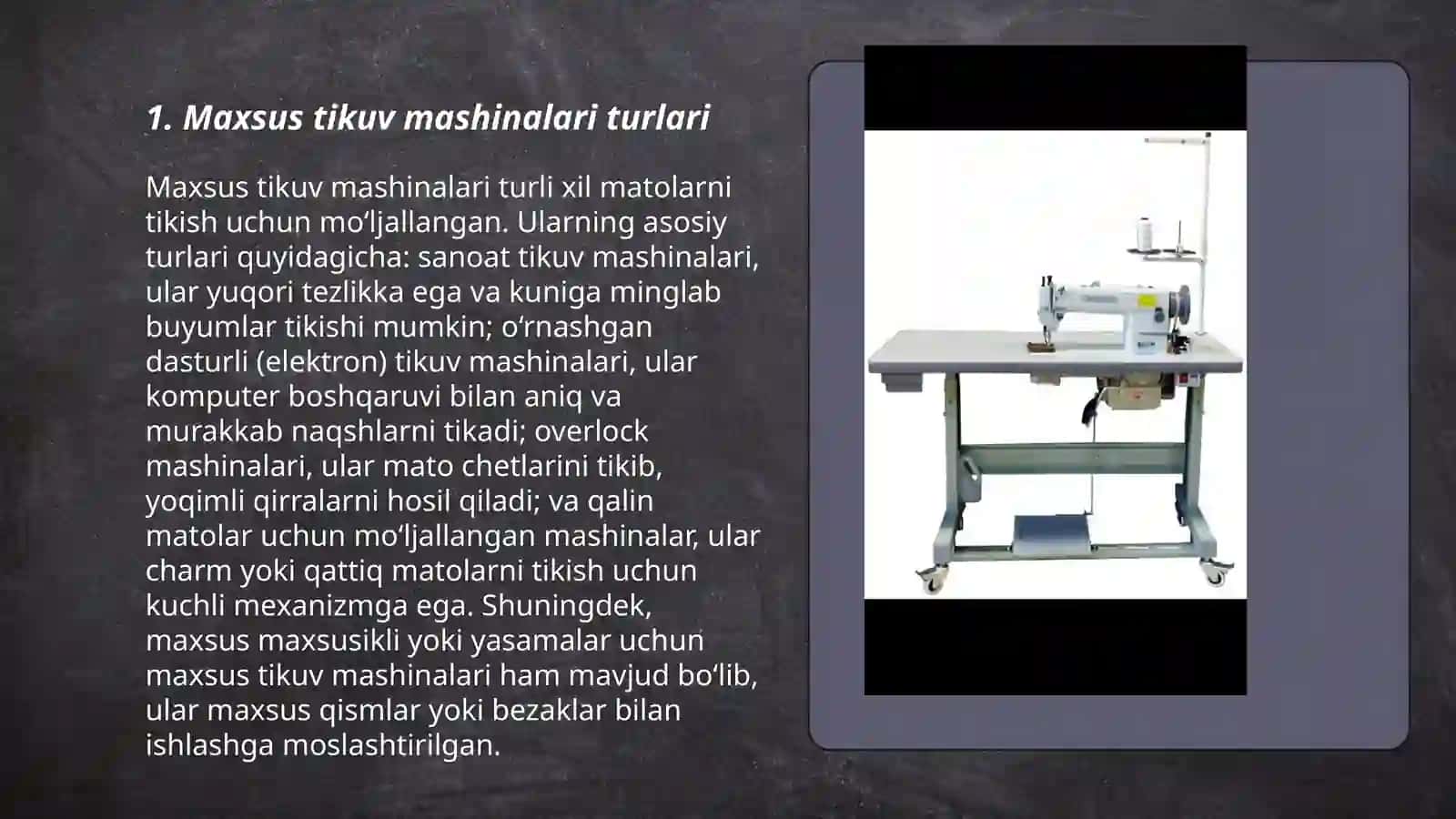 Maxsus tikuv mashinalari turlari 3