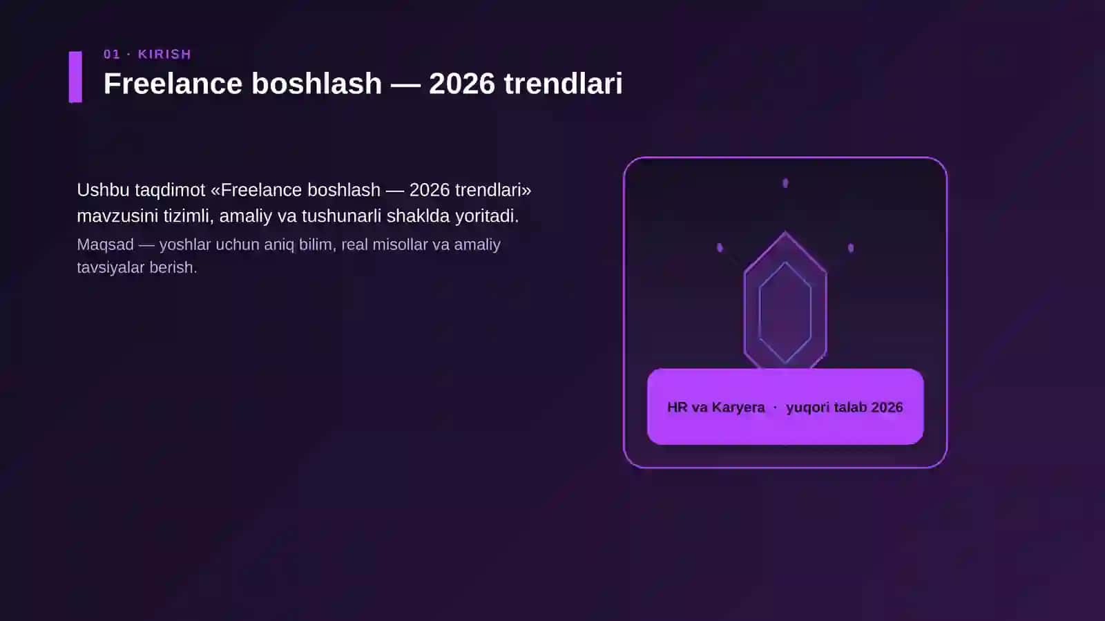 Freelance boshlash — 2026 trendlari 3