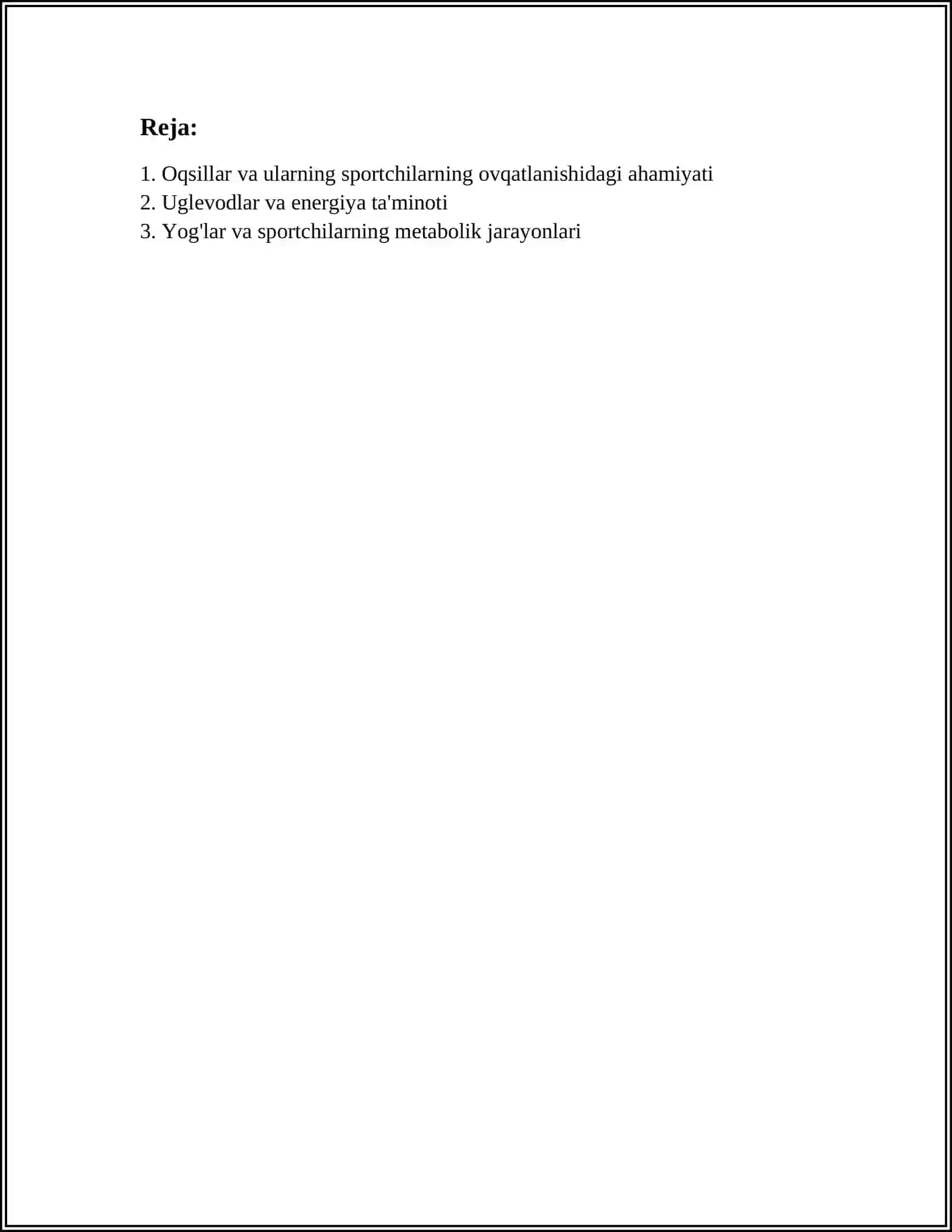 SPORTCHILAR OVQATLANISHINING BIOKIMYOVIY ASOSLARI 3