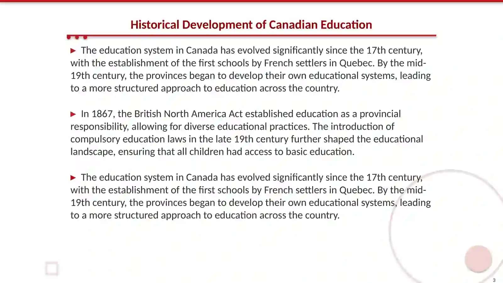 Education system of canada 3