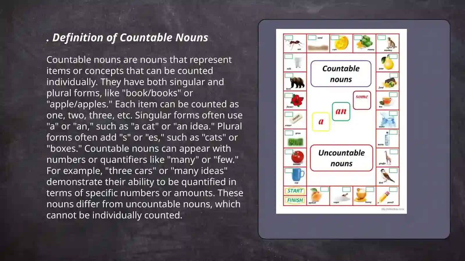 Countable and uncountable 3