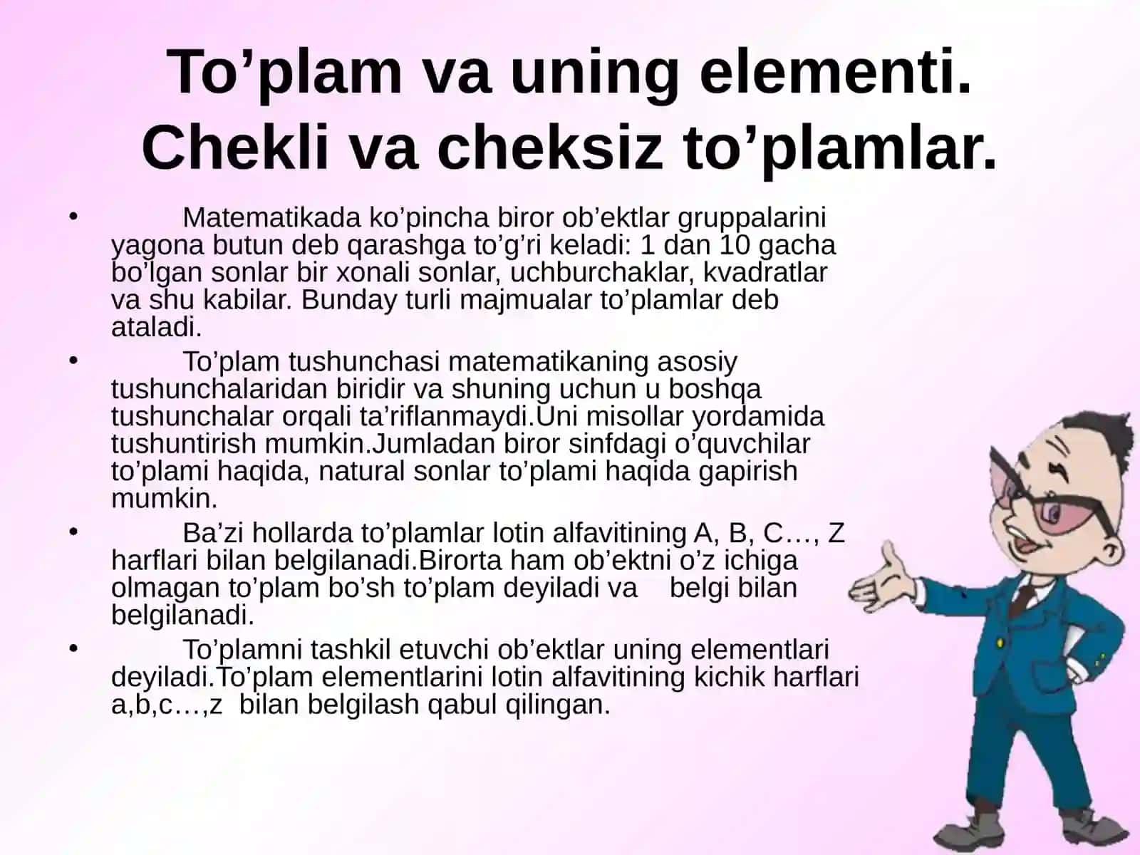 Haqiqiy sonlar to`plami 3