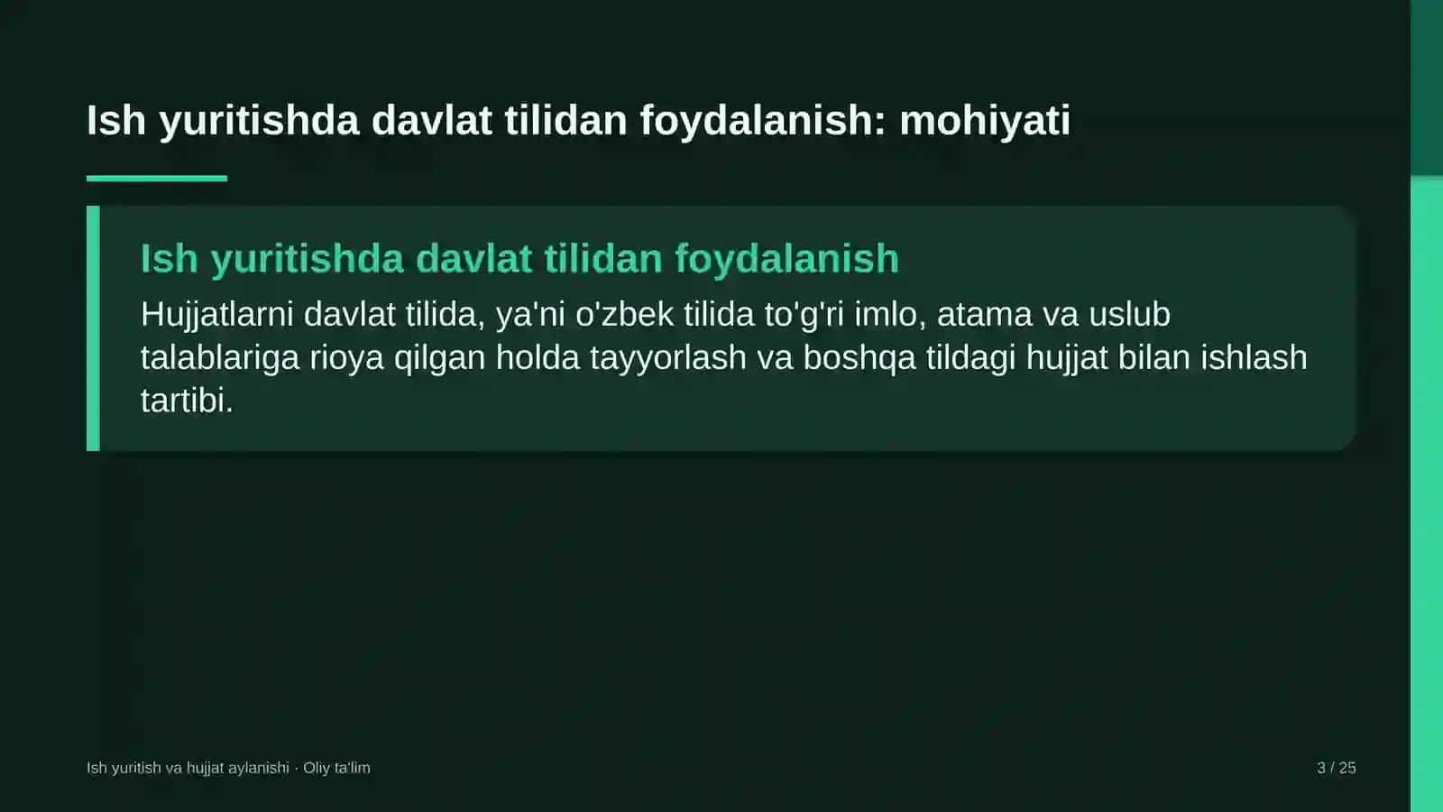 Dasturiy ta'minot ishlab chiqish kompaniyalarida ish yuritishda davlat tilidan foydalanish 3