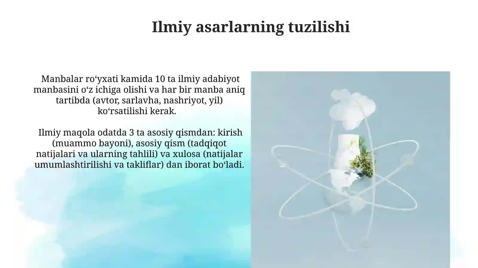 Ilmiy uslub tavsifi 3