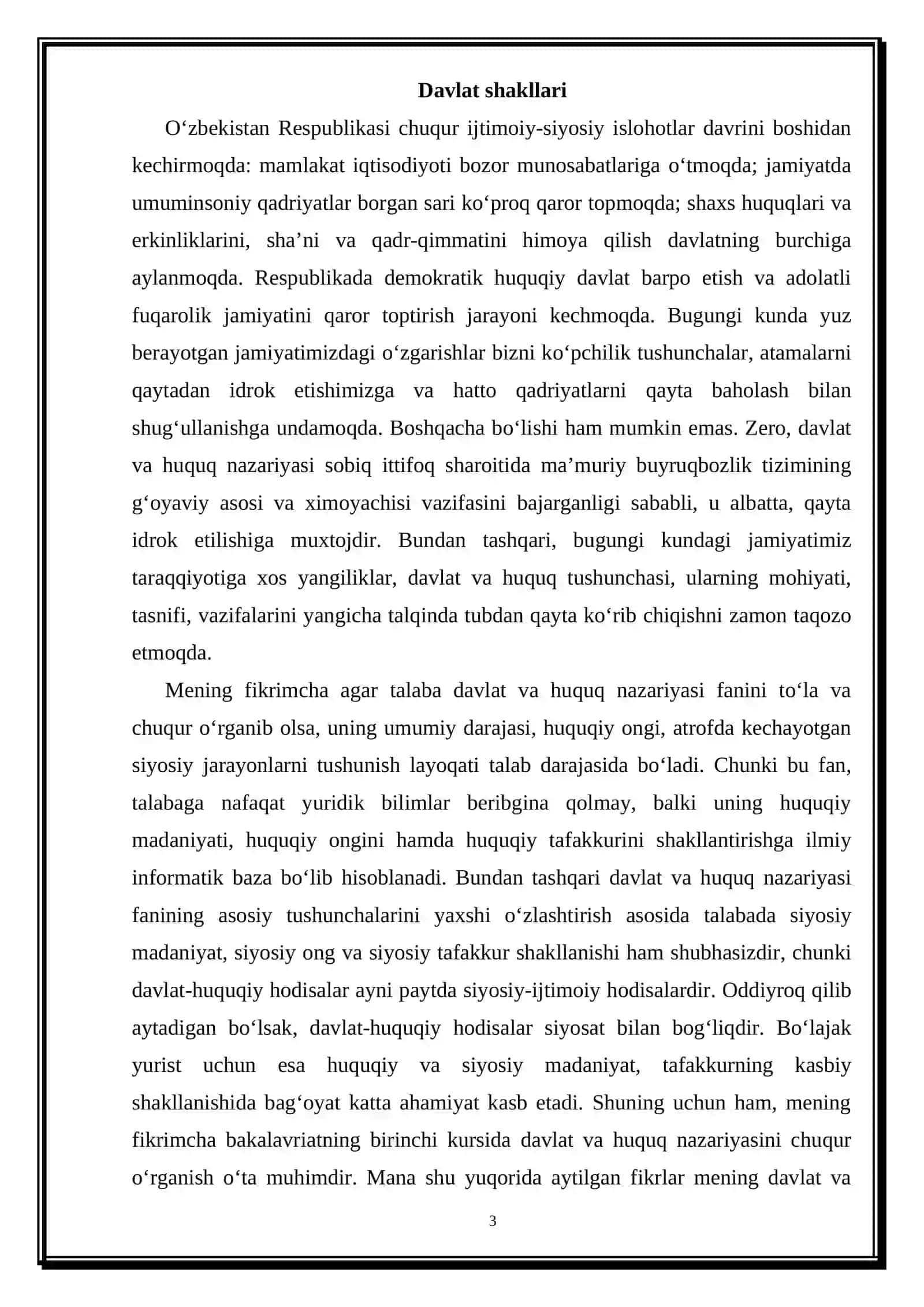 DAVLAT SHAKLLARI 3