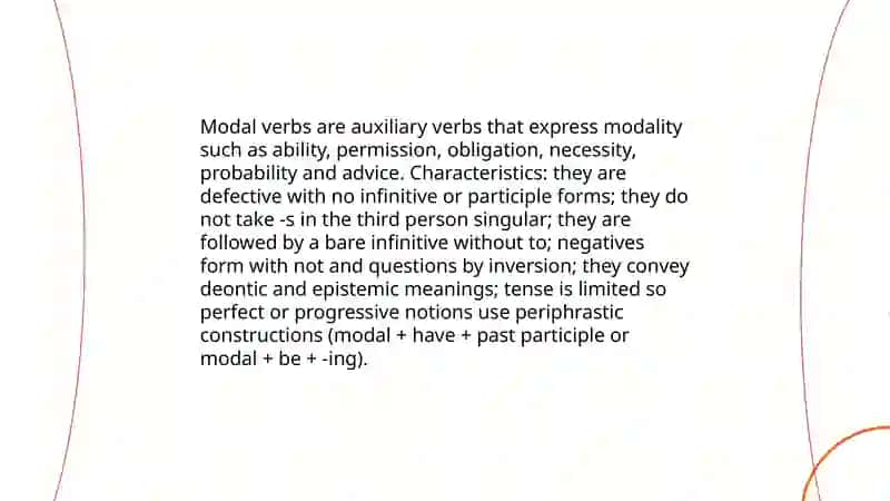 Modal Verbs 3