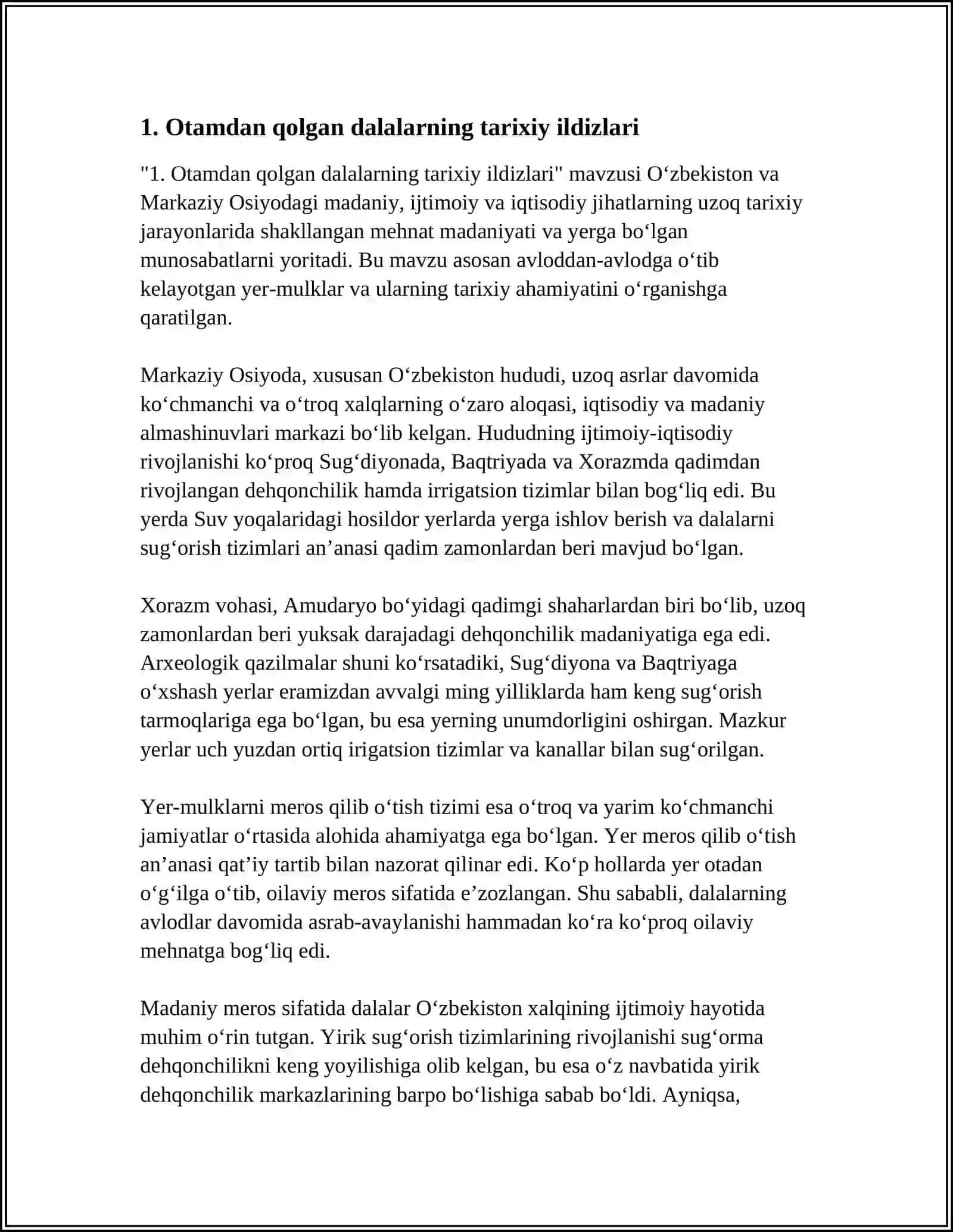 OTAMDAN QOLGAN DALALAR 3