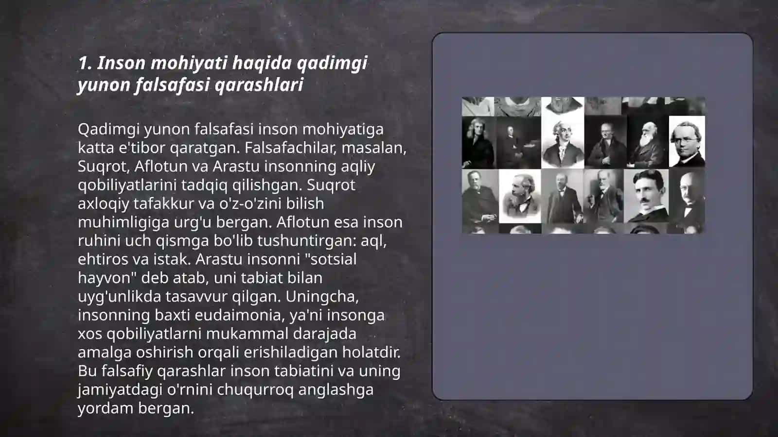 Inson mohiyati haqida qadimgi yunon falsafasi qarashlari 3