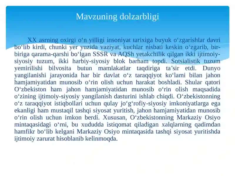 O‘zbekistonning eng yangi tarixi 3