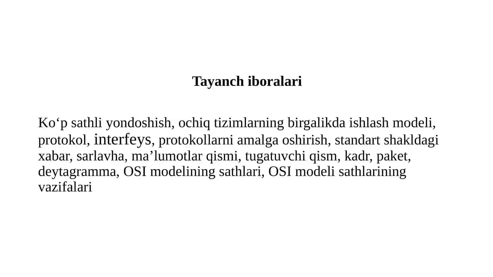 Trafikni boshqarish masalalari 3