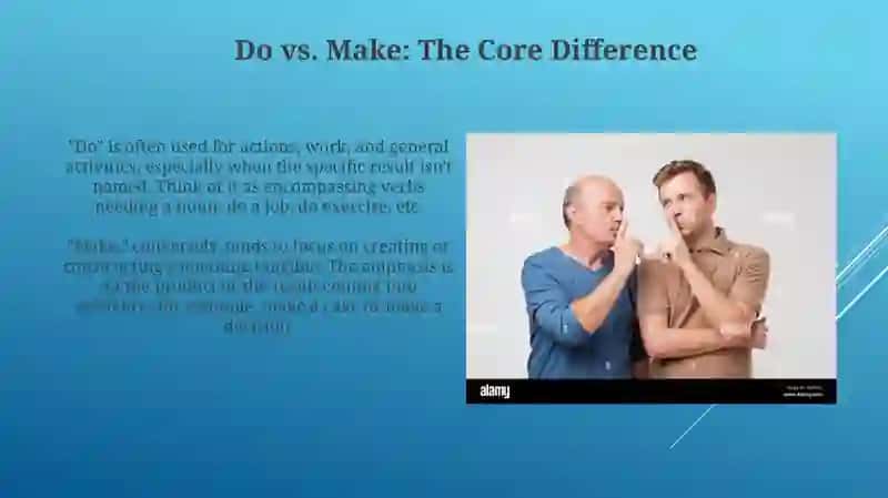 Expressions with do and make 3