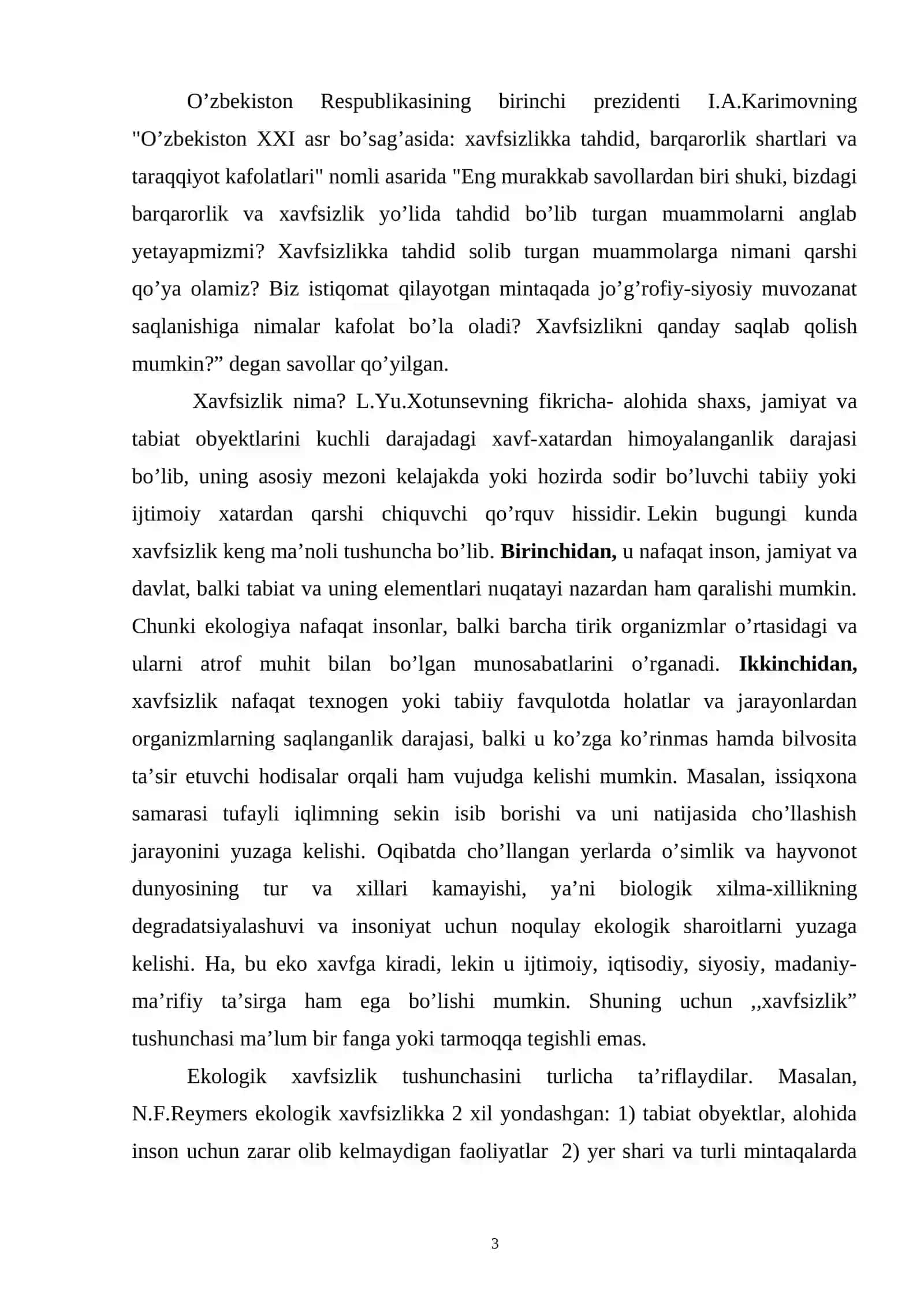 BARQAROR RIVOJLANISH 3