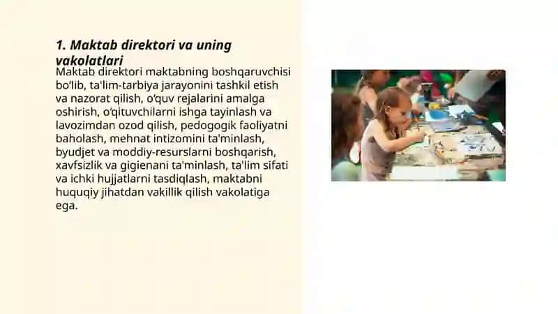 Maktabda boshqaruv organlari va ularning vazifalari 3