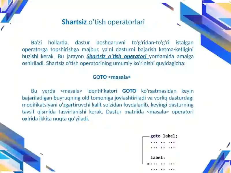 С++ dasturlash tilida tarmoqlanuvchi algoritmlar 3