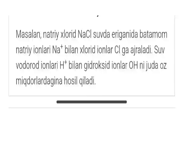 Elektrolitlar 3