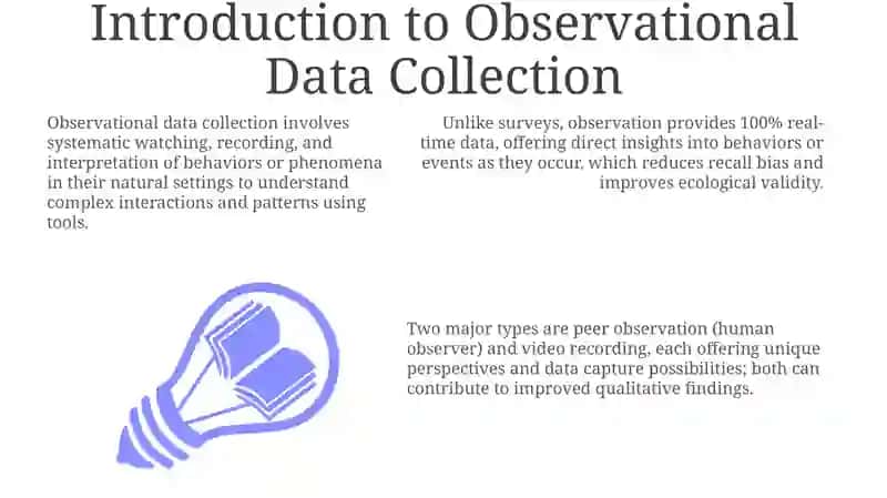 Observational Data Collection: An Overview 3