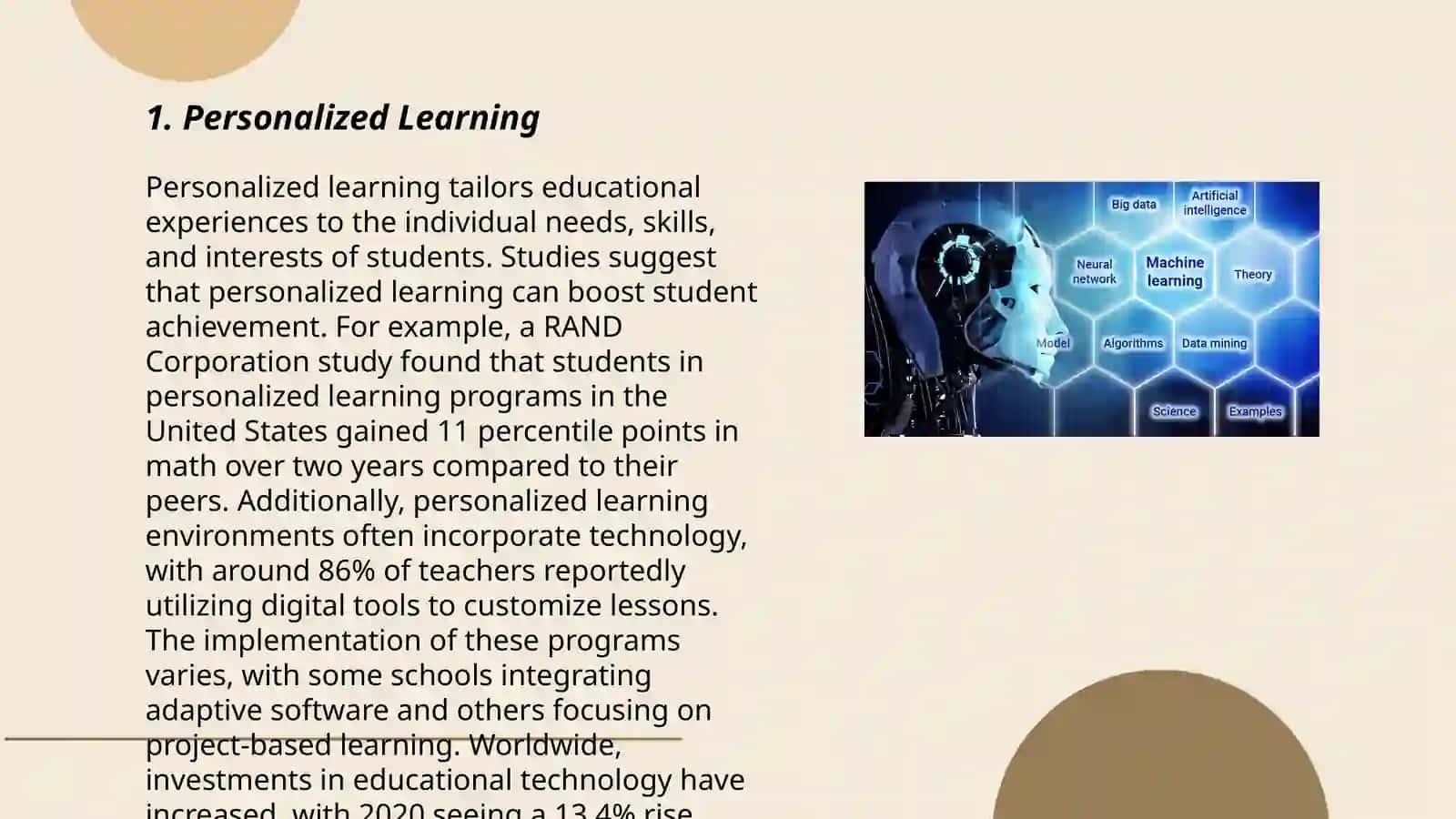 The importance of artificial intelligence in education 3