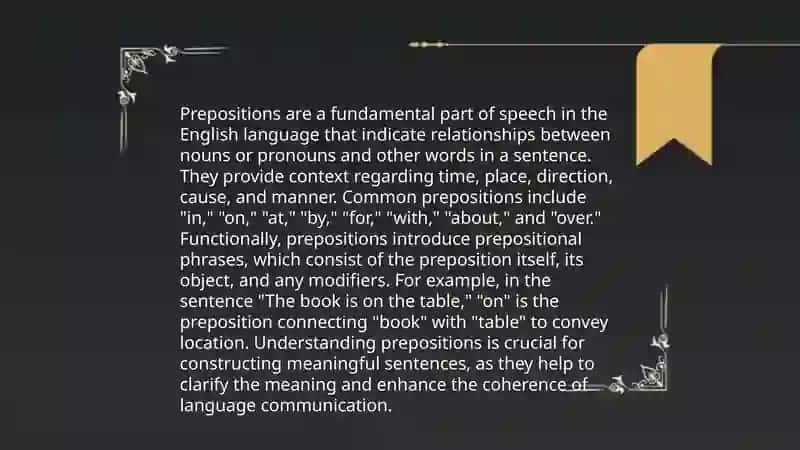 Prepositions and present simple passive 3