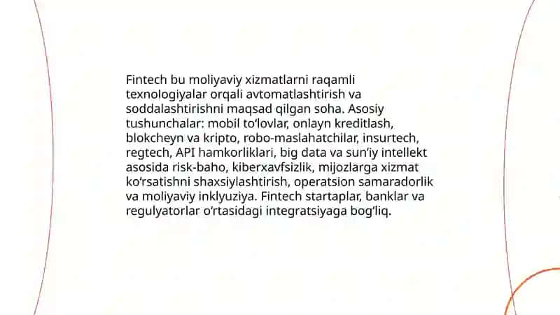 Fintech nima? 3