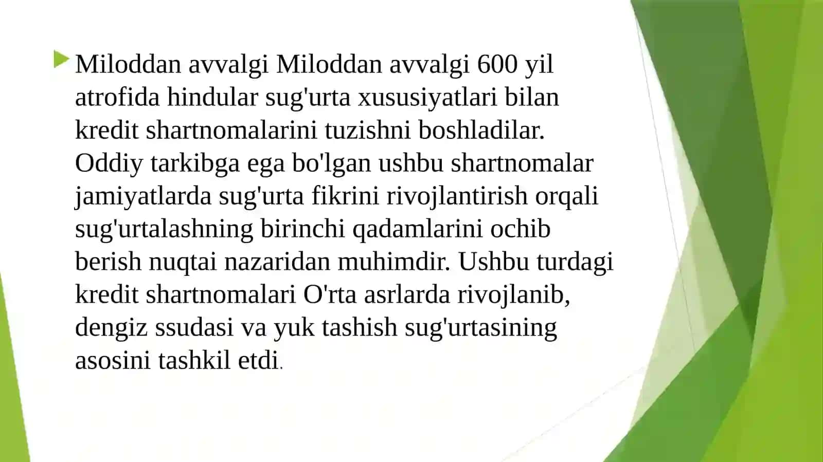 Sug'urta tarixi 3