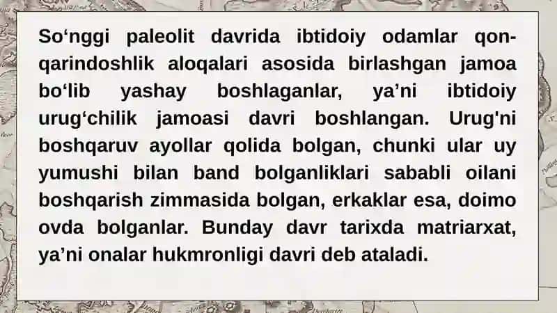 So'nggi paleolit davri manzilgohlari 3