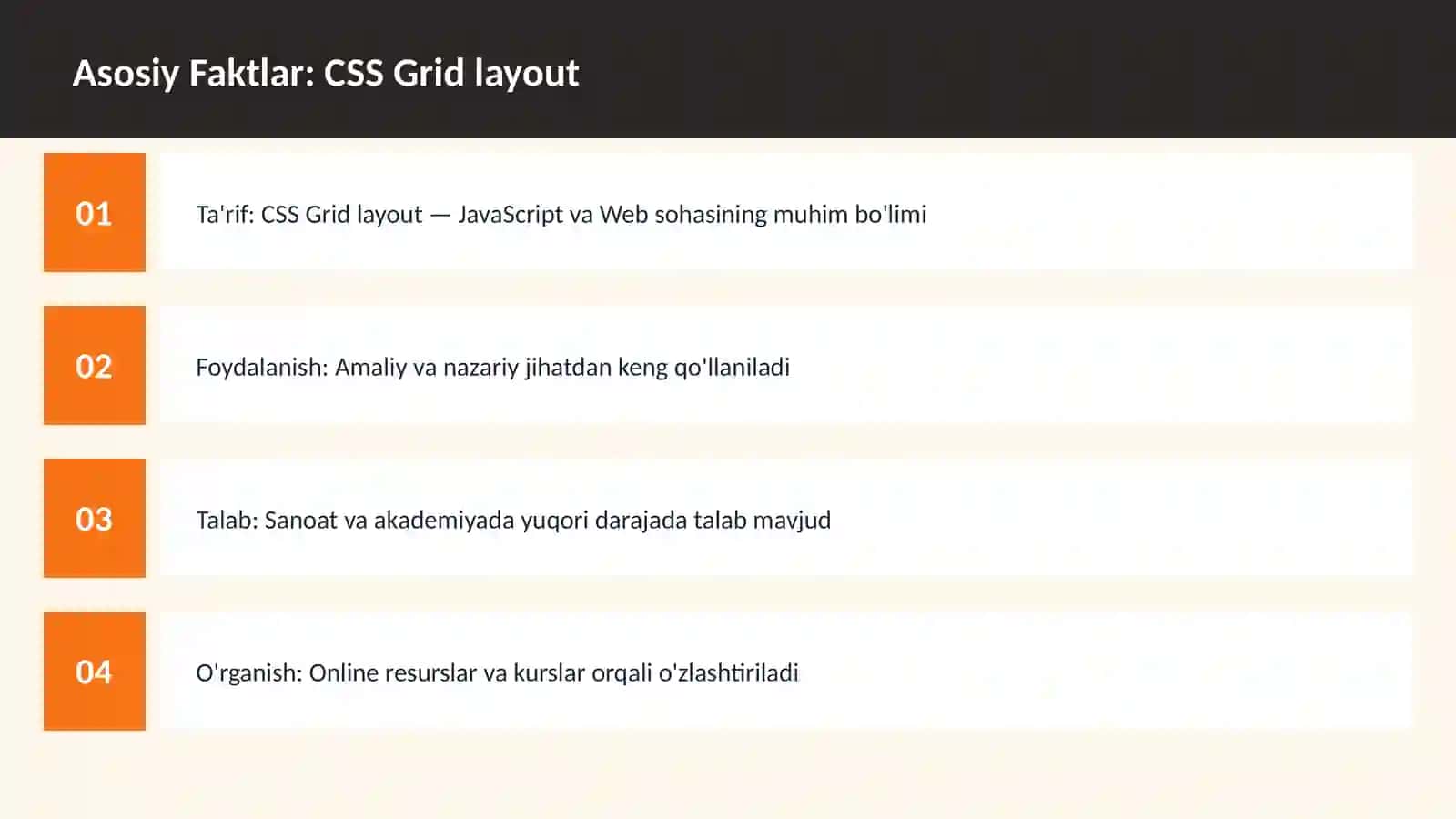 CSS Grid layout 3
