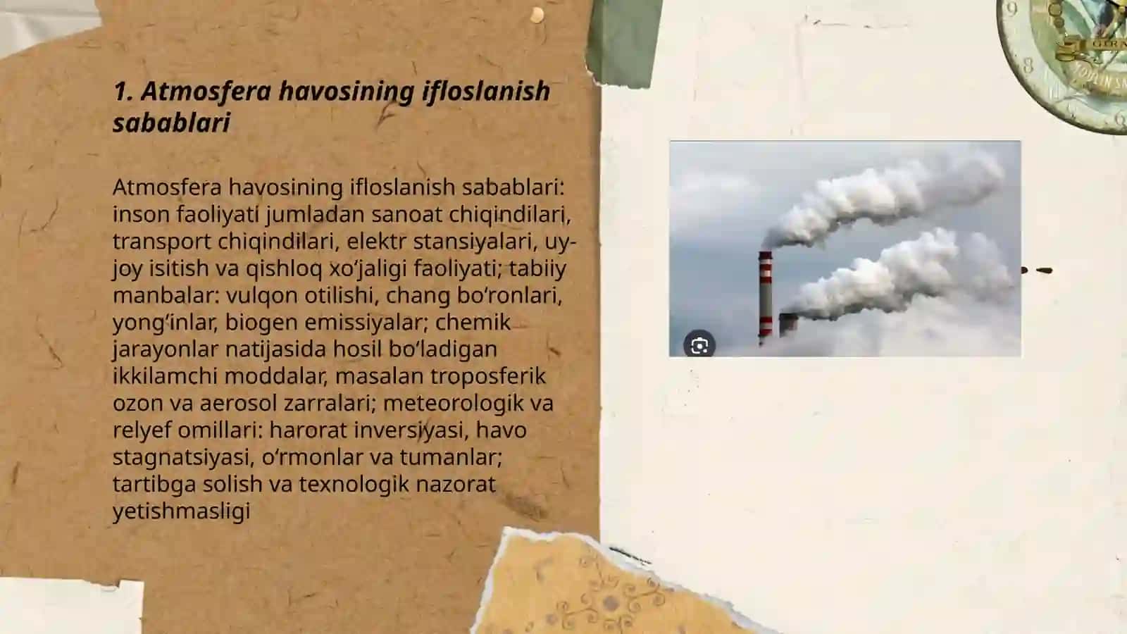 Atmosfera havosining ifloslanishi 3