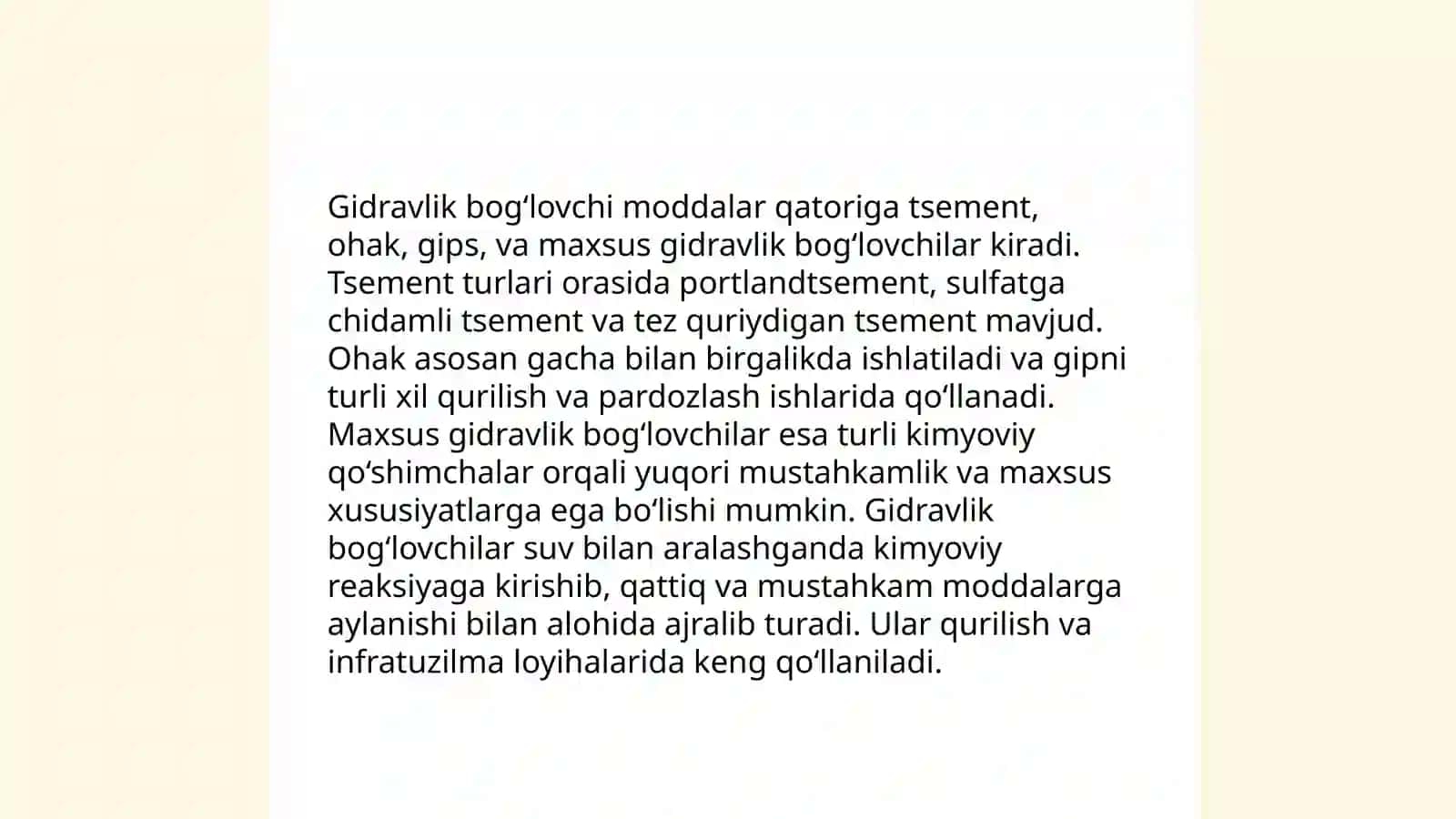Gidravlik bog‘lovchi moddalar 3
