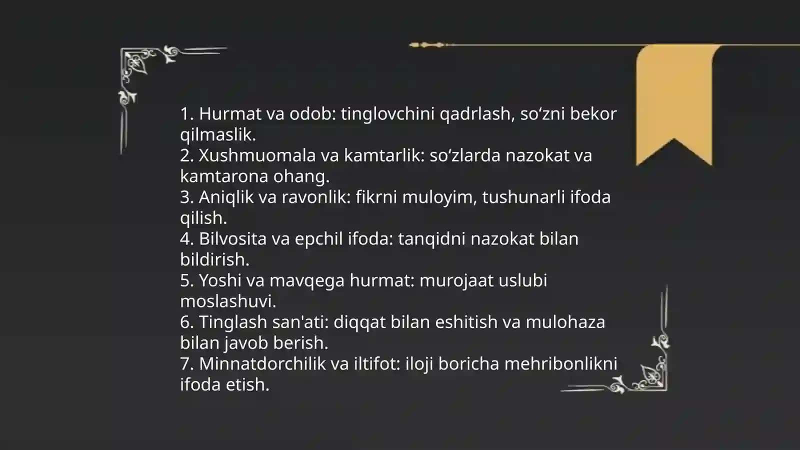 Sharq nutq odobi haqida 3