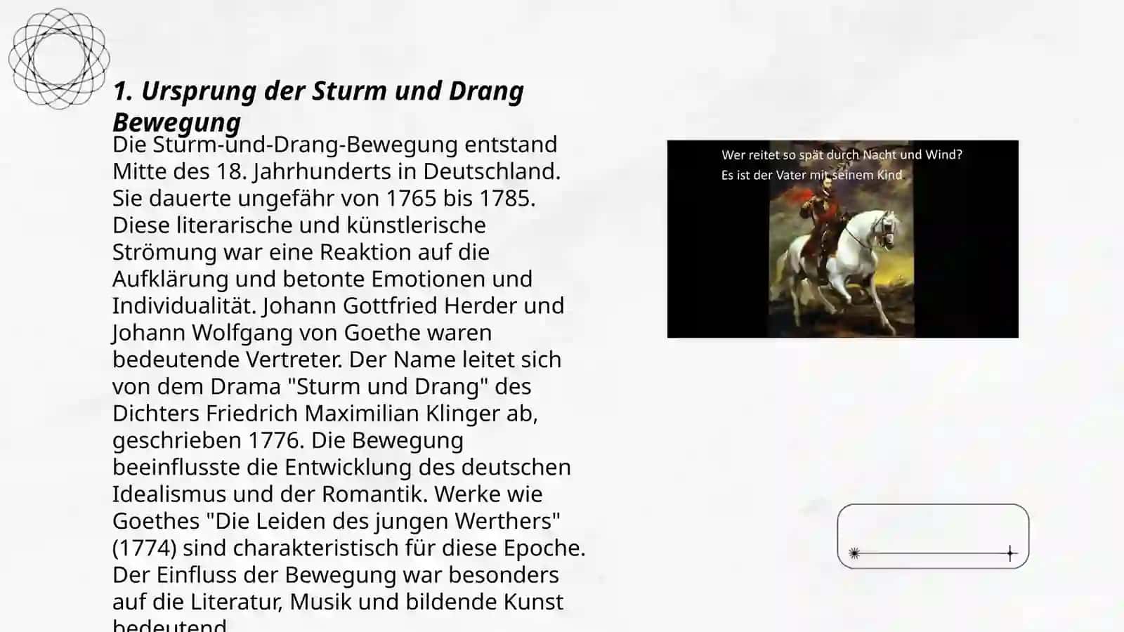 Die Literatur der Sturm und Drang Bewegung 3