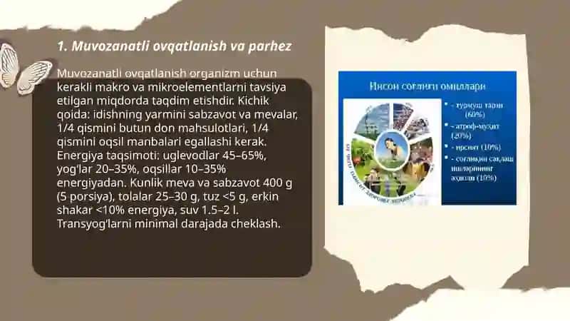 Sogʻlom turmush tarzi 3