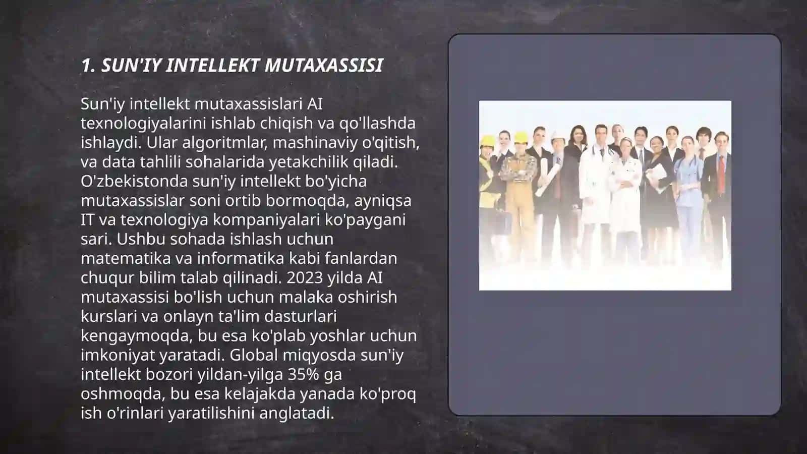 SUN'IY INTELLEKT MUTAXASSISI 3