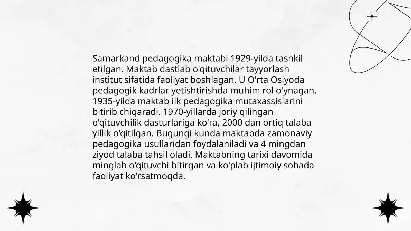 Samarqand pedagogika maktabi: kecha bugun va ertaga 3
