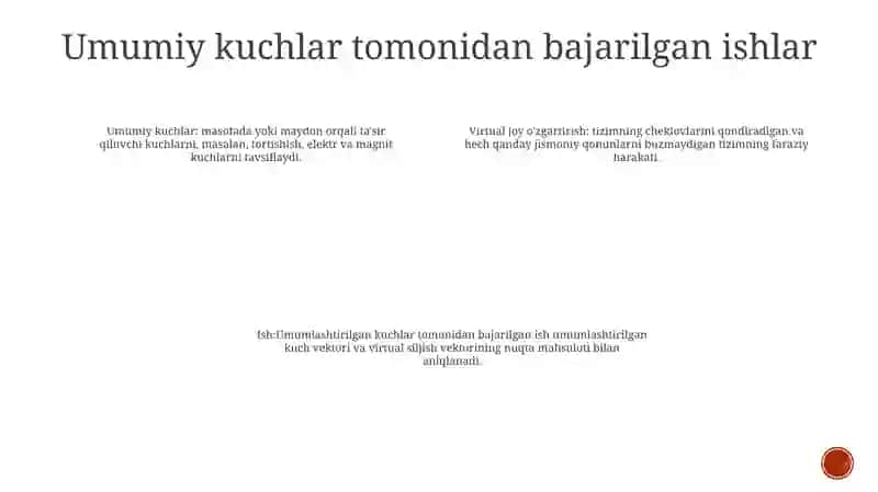 Umumlashgan Kuchlar 3