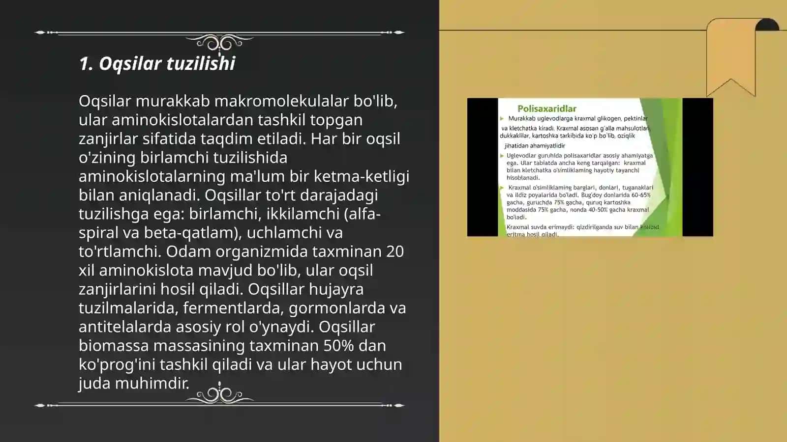 Oqsilar 3