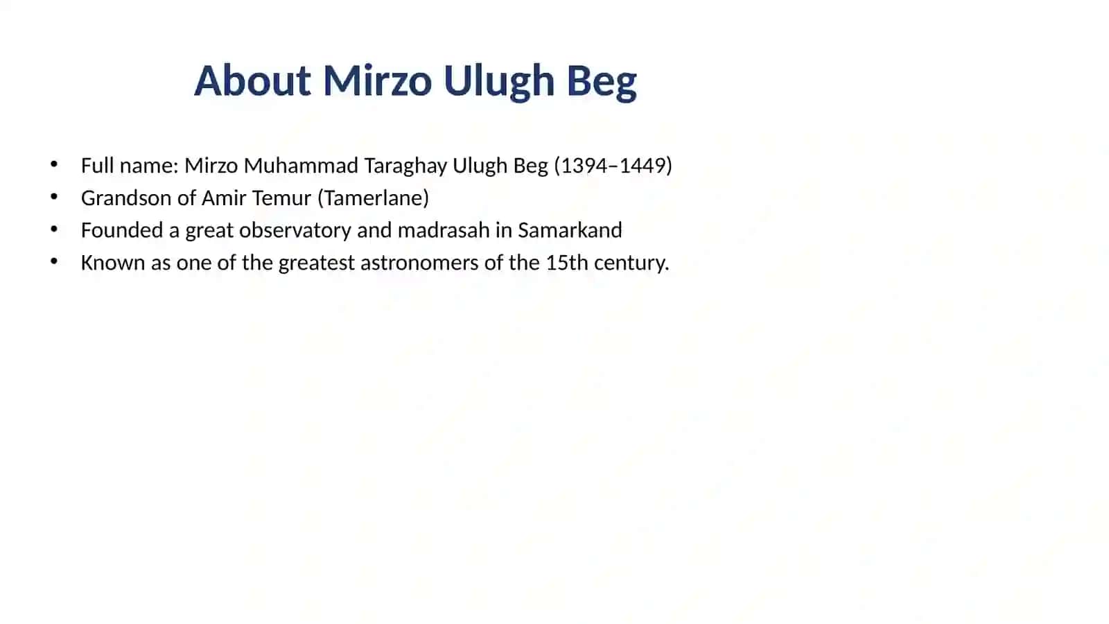 The Mirzo Ulughbeg Museum 3