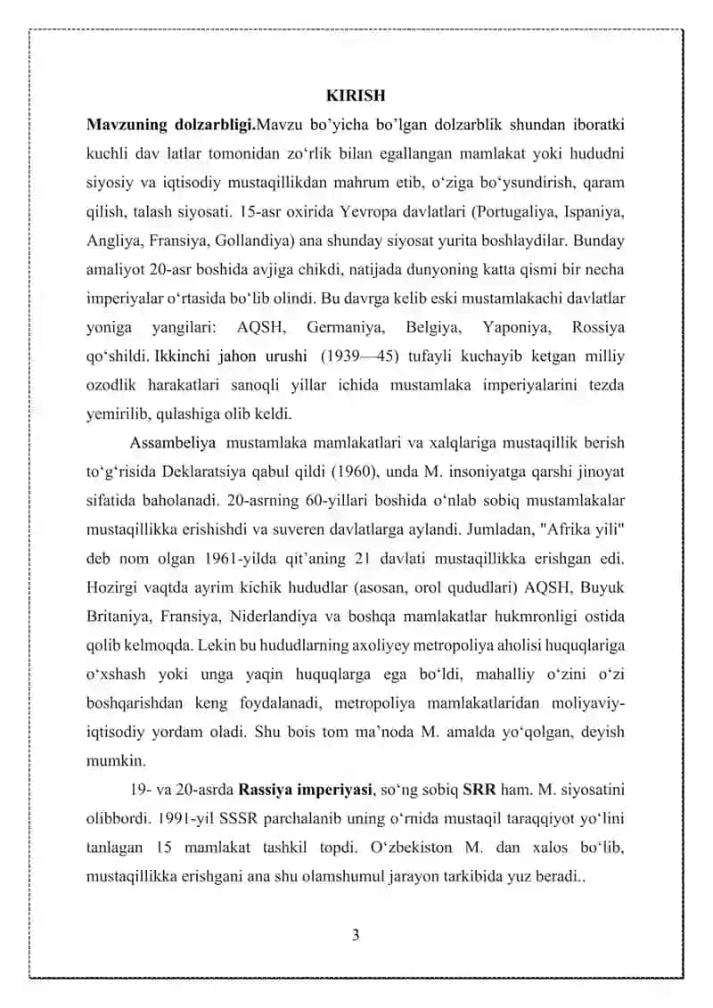 Yevropa davlatlarining mustamlakachilik uchun kurashi 3