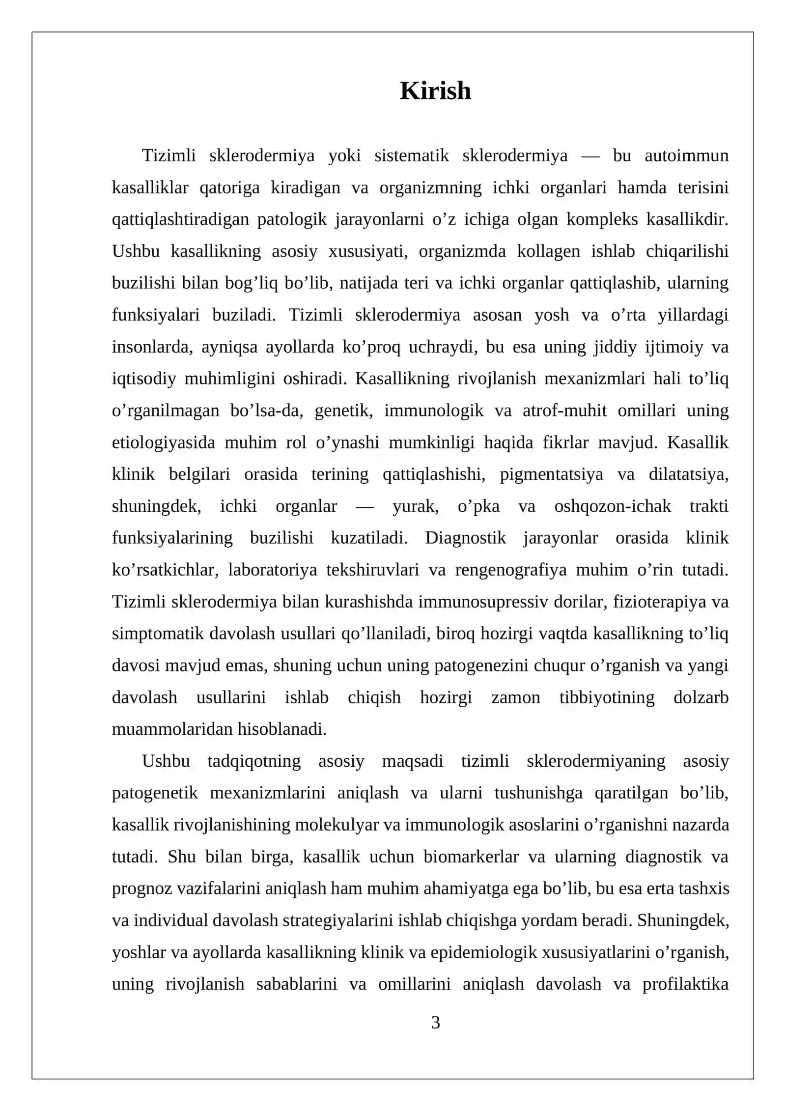 Tizimli Sklerodermiya 3