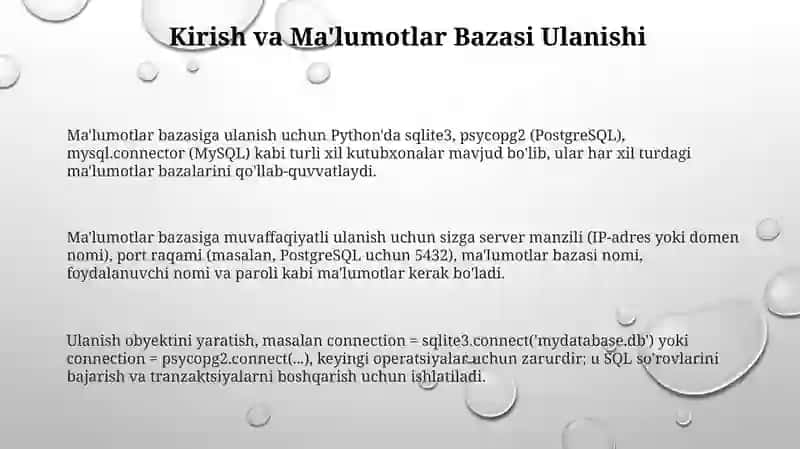 Python va Ma'lumotlar Bazalari Bilan Ishlash Asoslari 3