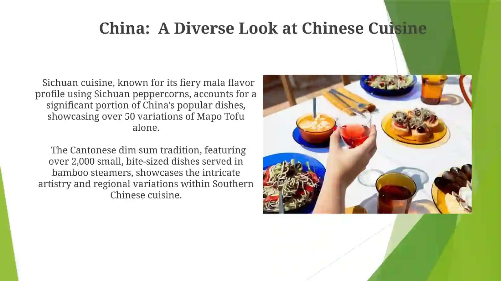 National dishes in the countries whose language is being studied 3