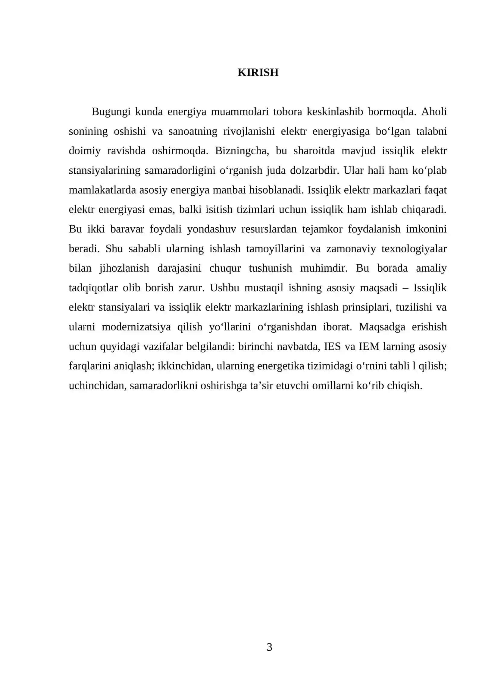 Issiqlik elektr stansiyalari va issiqlik elektr markazlari (ies va iem) 3