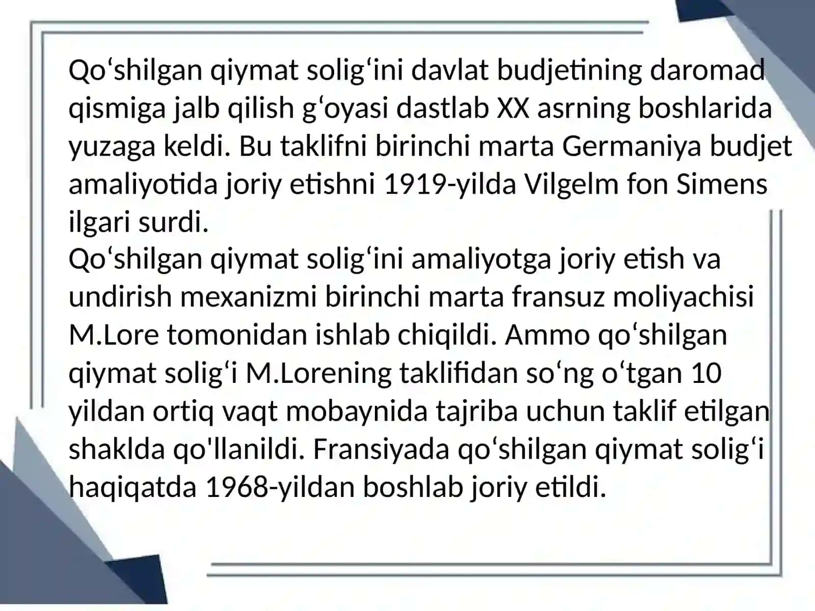 Qo‘shilgan qiymat solig‘i 3