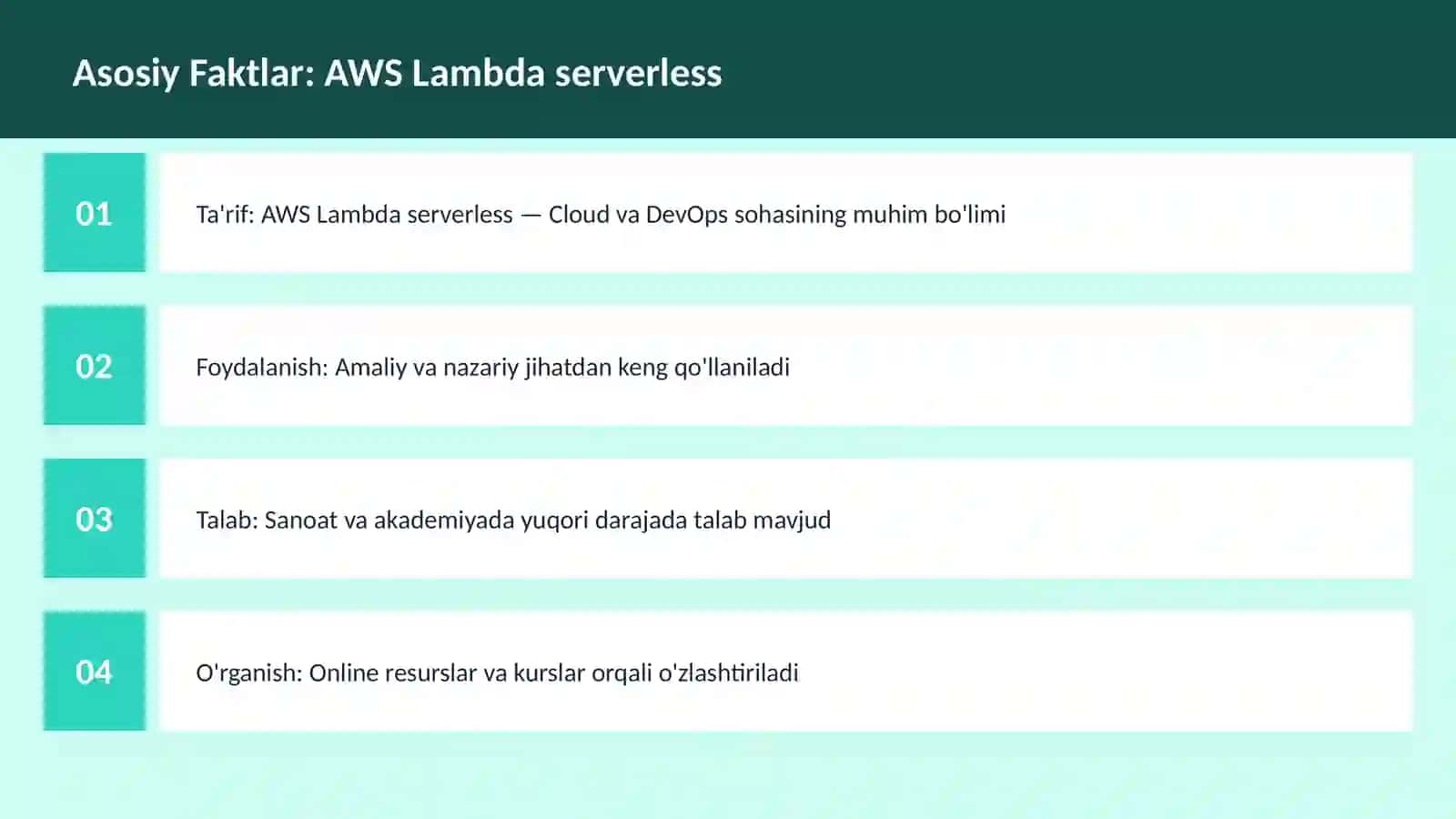 AWS Lambda serverless 3