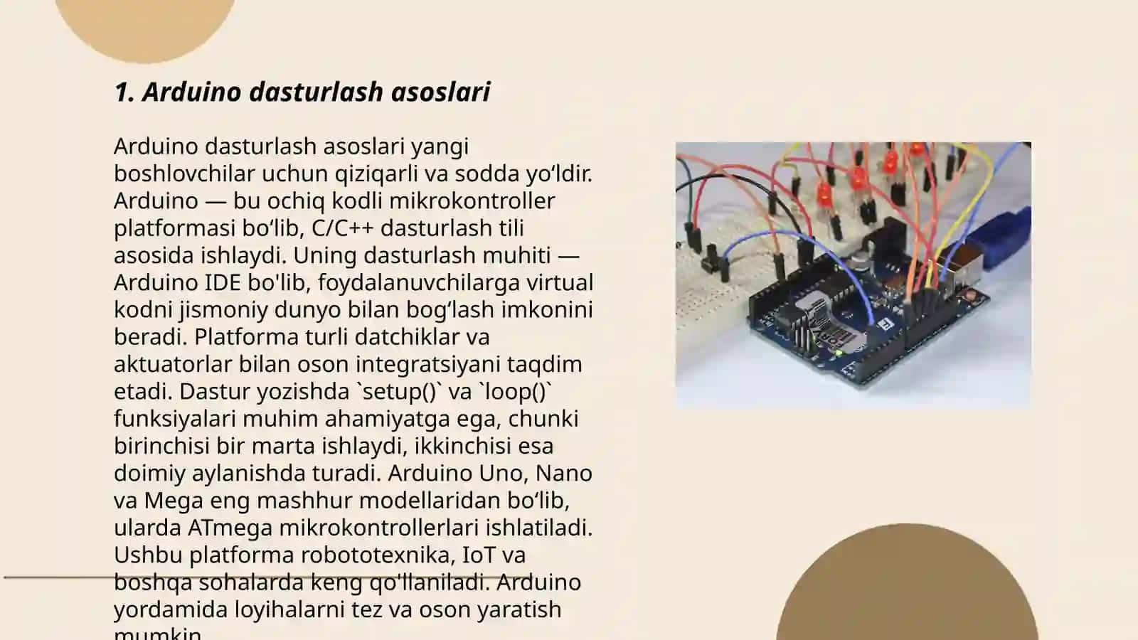 Arduino platformasi 3
