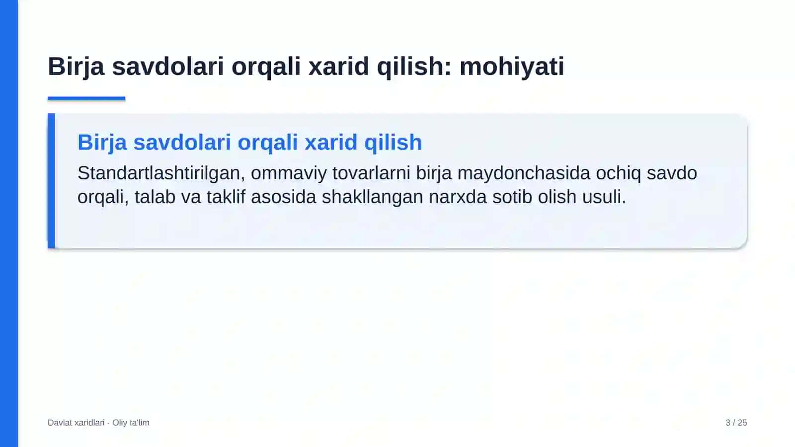 Gastronomik turizmda birja savdolari orqali xarid qilish 3